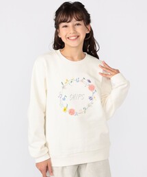 SHIPS | SHIPS KIDS:140～150cm / ミュージック フラワー スウェット(スウェット)