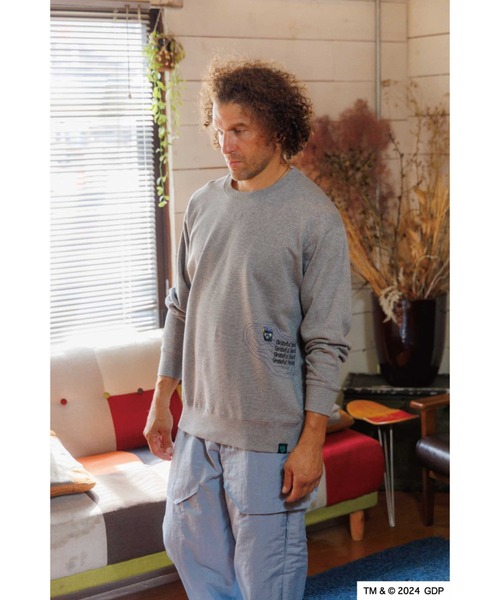 Grateful Dead(グレイトフルデッド)の「RIVER SIDE CULTURE/Grateful Dead RIVERSIDE BEAR TR (M4)(スウェット・メンズ・ネイビー/グレー・X-LARGE/LARGE/MEDIUM)」の7枚目の写真