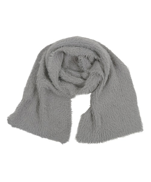 KOBE LETTUCE（コウベレタス）の「ニットシャギーマフラー（マフラー・レディース・アイボリー/ブラック/モカ/ピンク/チャコール・FREE）」の15枚目の写真