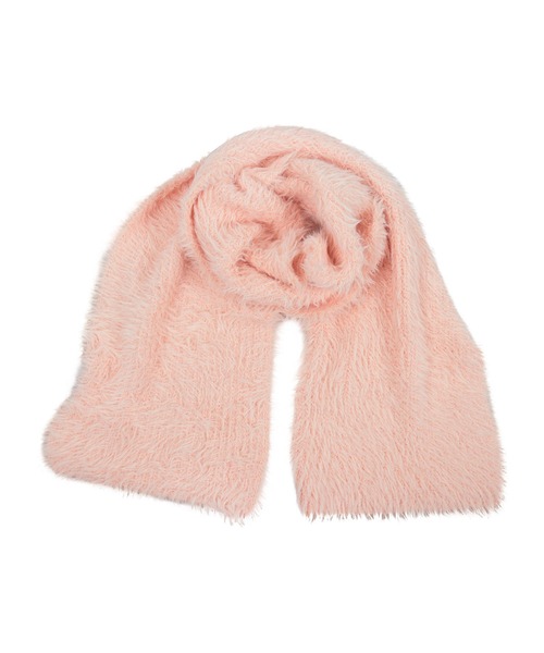 KOBE LETTUCE（コウベレタス）の「ニットシャギーマフラー（マフラー・レディース・アイボリー/ブラック/モカ/ピンク/チャコール・FREE）」の17枚目の写真