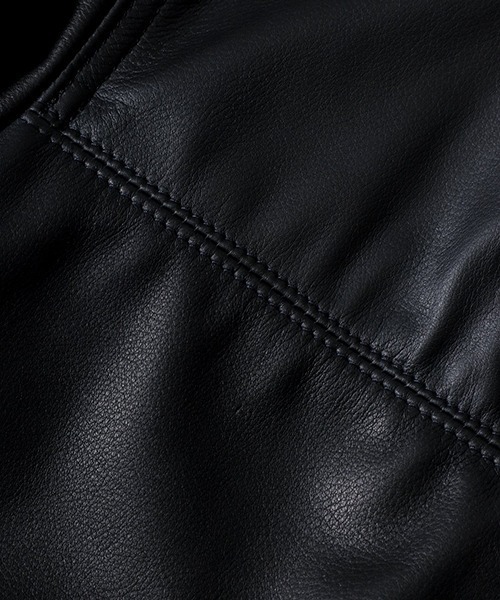 Schott N.Y.C（ショット）の「Schott / ショット： 別注 US NEW CARCOAT：ONLYARK-0-1065[AST]（その他アウター・メンズ・ブラック・36/40/38）」の7枚目の写真