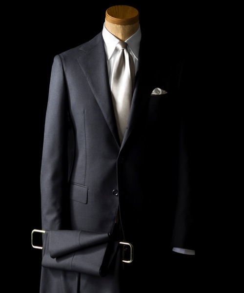 BEAMS F ビームスエフ スーツ BEAMS F（ビームスF）BEAMS F EXCLUSIVE FABRIC ウール ブラックスーツ