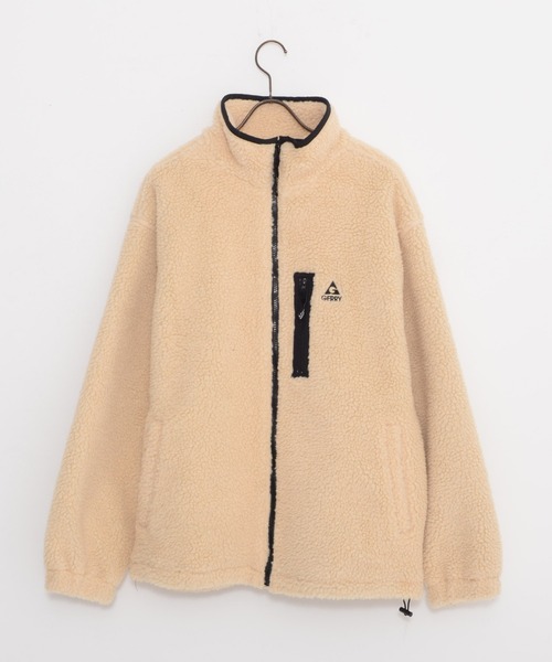 GERRY(ジェリー)の「『GERRY/ジェリー』シープボアナイロン切替JKT(ブルゾン・メンズ・ライトベージュ/ブラック・L/M)」の13枚目の写真