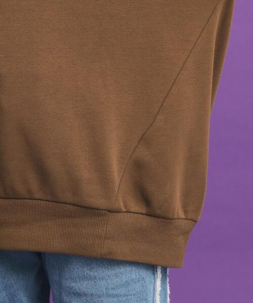 PINK-latte（ピンクラテ）の「◆シャギー衿ジッププルオーバー（Tシャツ/カットソー・キッズ・キャメル/ライトグレー/ブラック・16/15 /14/13）」の16枚目の写真