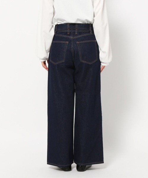 LEPSIM(レプシィム)の「ベルト付きストレートデニム 242493(デニムパンツ・レディース・ブルー/ネイビー/グレー系その他・LARGE/MEDIUM)」の6枚目の写真
