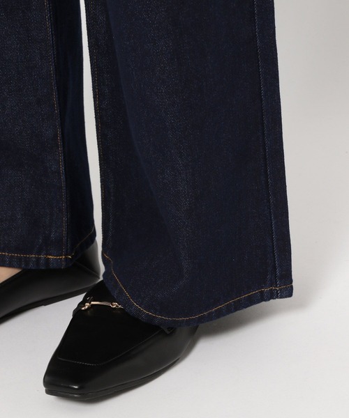 LEPSIM(レプシィム)の「ベルト付きストレートデニム 242493(デニムパンツ・レディース・ブルー/ネイビー/グレー系その他・LARGE/MEDIUM)」の9枚目の写真