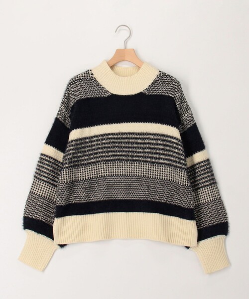 【セール】ナイロンシャギーニット（ニット/セーター）｜MICO COULIER（ミコクリエ）