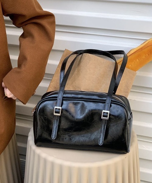 Teem Store(チームストア)の「ベルトワイドボストンバッグ(ボストンバッグ・レディース・シルバー/グリーン/ブラック/ホワイト/ピンク・F)」の20枚目の写真