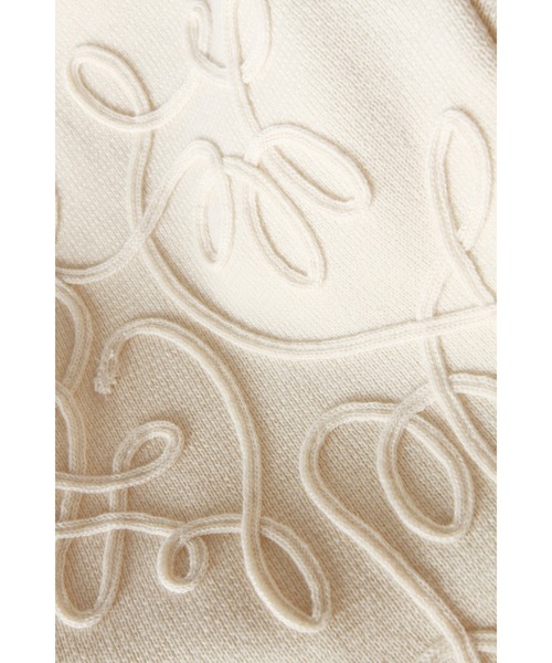 &. NOSTALGIA（アンドドットノスタルジア）の「【ZOZO限定】コード刺繍Wジップニットカーデ（カーディガン/ボレロ・レディース・ブラック/アイボリー/チャコールグレー/ベージュ/ピンク・M）」の19枚目の写真