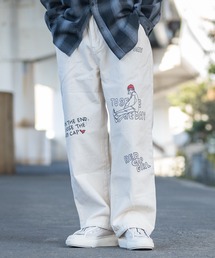Red Cap Girl（レッドキャプガール）の「【a-r】〔RedCapGirl/レッドキャップガール〕総柄イラストプリント バギーデニムパンツ（デニムパンツ・メンズ）」