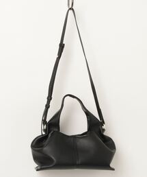 【HIKA】フェイクレザーハンドショルダーBAG