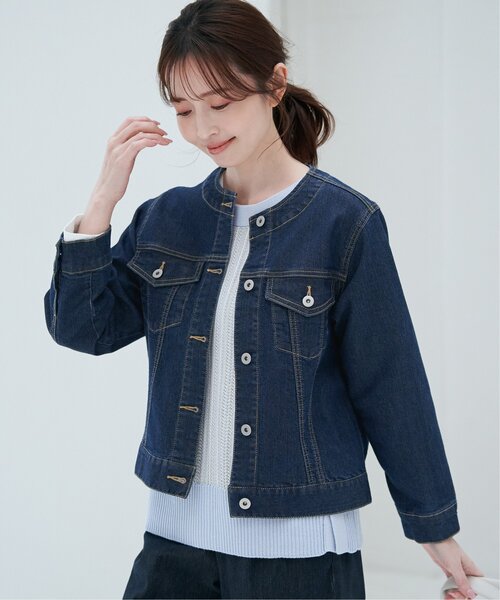 ikka（イッカ）の「【雑誌InRed4月号掲載】ストレッチノーカラー