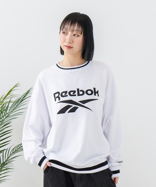 UNIIT（ユニット）の「【Reebok/リーボック】裏毛 ロゴワッペン リブライン クルースウェット（スウェット・メンズ・ネイビー/アイボリー/ダークブルー・X-LARGE/LARGE/MEDIUM）」の7枚目の写真