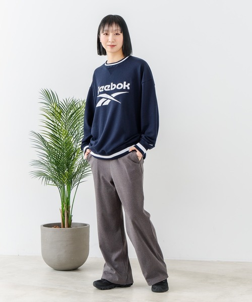 UNIIT（ユニット）の「【Reebok/リーボック】裏毛 ロゴワッペン リブライン クルースウェット（スウェット・メンズ・ネイビー/アイボリー/ダークブルー・X-LARGE/LARGE/MEDIUM）」の15枚目の写真