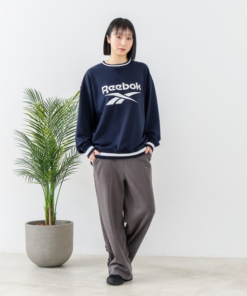UNIIT（ユニット）の「【Reebok/リーボック】裏毛 ロゴワッペン リブライン クルースウェット（スウェット・メンズ・ネイビー/アイボリー/ダークブルー・X-LARGE/LARGE/MEDIUM）」の16枚目の写真
