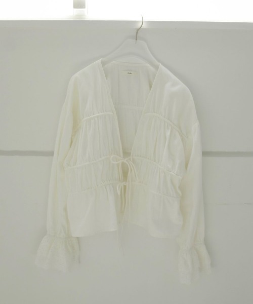 anuke Vneck Lace Blouse Vネックレースブラウス/62510408 美品 