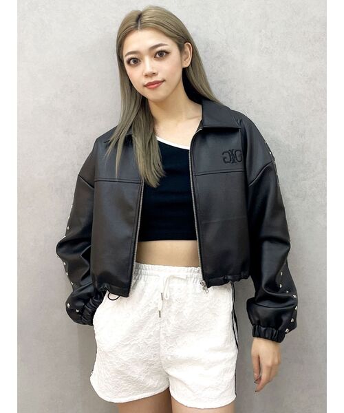 GYDA（ジェイダ）の「ラインレースショートパンツ（その他パンツ・レディース・ブラック/オフホワイト・FREE）」の13枚目の写真