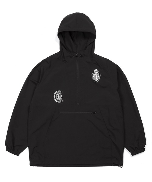 The DUFFER of ST.GEORGE（ザダファーオブセントジョージ）の「〔BLACK LABEL〕ANORAK PARKA：撥水加工 アノラックパーカー（ナイロンジャケット・メンズ・ブラック・MEDIUM/LARGE/X-LARGE）」の6枚目の写真