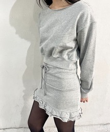 hugi(nM)FRILL SKIRT SET UP/tXJ[gZbgAbv(ZbgAbv)