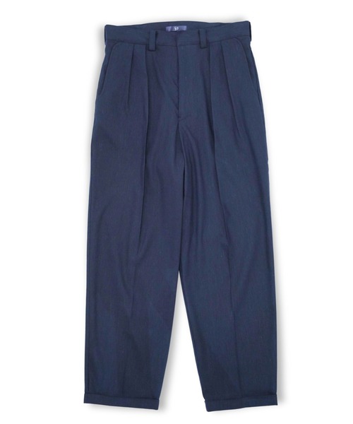 ohta(オータ)の「【ohta 】navy pleats pants(スラックス・メンズ・ネイビー・1)」の1枚目の写真