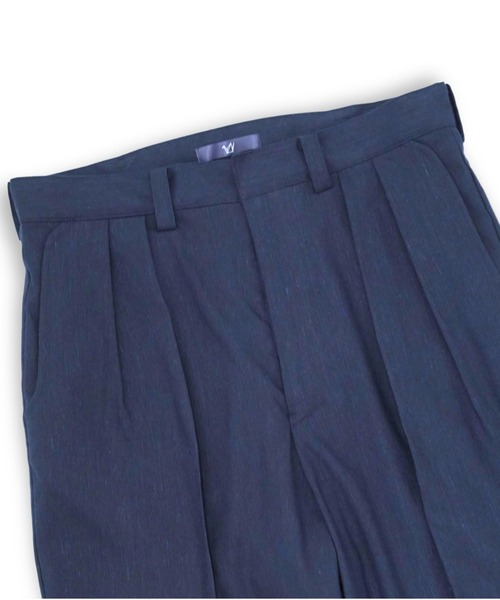 ohta(オータ)の「【ohta 】navy pleats pants(スラックス・メンズ・ネイビー・1)」の3枚目の写真