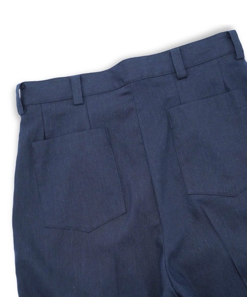 ohta(オータ)の「【ohta 】navy pleats pants(スラックス・メンズ・ネイビー・1)」の5枚目の写真