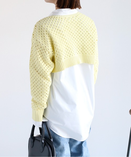 cepo（セポ）の「〈セットアイテム〉マルチウェイシャツレイヤーアンサンブル（シャツ/ブラウス・レディース・イエロー/ブラック/オフホワイト・M）」の13枚目の写真