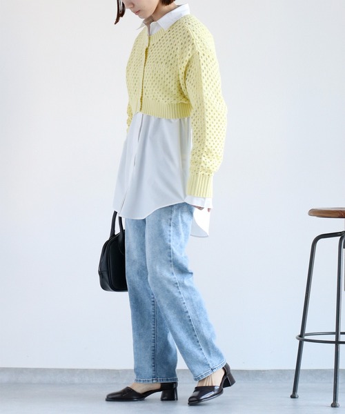 cepo（セポ）の「〈セットアイテム〉マルチウェイシャツレイヤーアンサンブル（シャツ/ブラウス・レディース・イエロー/ブラック/オフホワイト・M）」の20枚目の写真