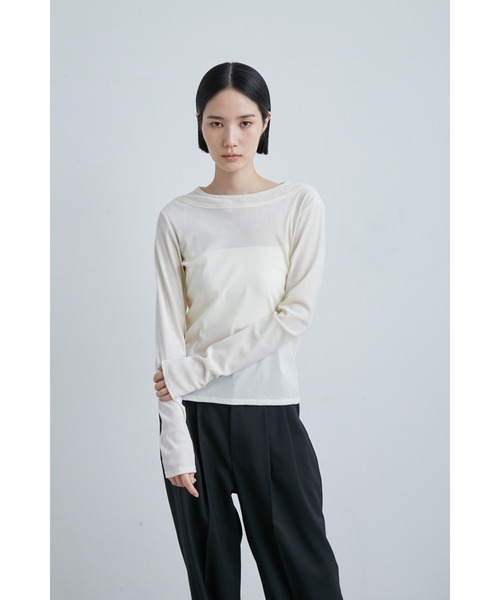 tシャツ チュールフロッキーＴＯＰＳ レディース palm RICHE tシャツ チュールフロッキーTOPS レディース