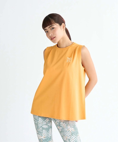ROXY(ロキシー)の「TAP THE TALENT /ロキシーロゴ袖口デザインタンクトップ(タンクトップ・レディース・ホワイト/ブラック/オレンジ・SMALL/MEDIUM/LARGE)」の14枚目の写真