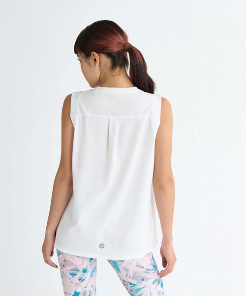 ROXY(ロキシー)の「TAP THE TALENT /ロキシーロゴ袖口デザインタンクトップ(タンクトップ・レディース・ホワイト/ブラック/オレンジ・SMALL/MEDIUM/LARGE)」の5枚目の写真