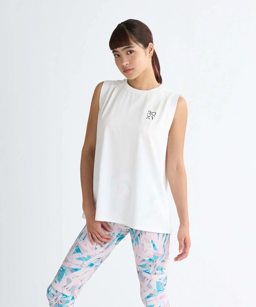 ROXY(ロキシー)の「TAP THE TALENT /ロキシーロゴ袖口デザインタンクトップ(タンクトップ・レディース・ホワイト/ブラック/オレンジ・SMALL/MEDIUM/LARGE)」の16枚目の写真