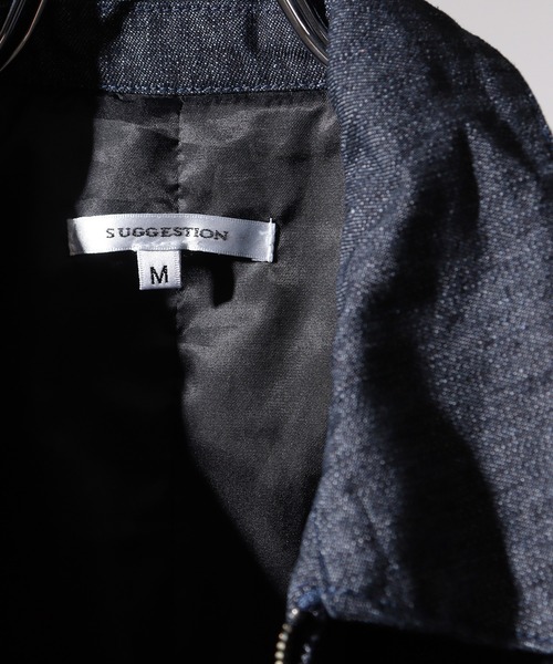 SUGGESTION(サジェッション)の「Dolman sleeve full zip blouson / ドルマンスリーブ フルジップブルゾン unisex(ブルゾン・メンズ・ネイビー/ブルーグレー/ブラック/グレー・M/L)」の11枚目の写真