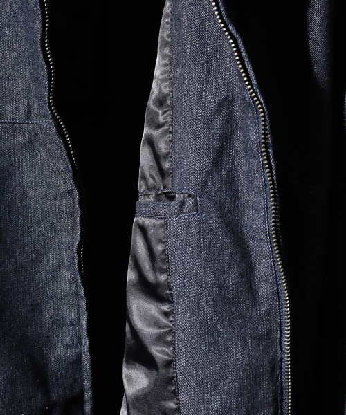 SUGGESTION(サジェッション)の「Dolman sleeve full zip blouson / ドルマンスリーブ フルジップブルゾン unisex(ブルゾン・メンズ・ネイビー/ブルーグレー/ブラック/グレー・M/L)」の12枚目の写真
