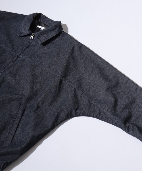 SUGGESTION(サジェッション)の「Dolman sleeve full zip blouson / ドルマンスリーブ フルジップブルゾン unisex(ブルゾン・メンズ・ネイビー/ブルーグレー/ブラック/グレー・M/L)」の18枚目の写真