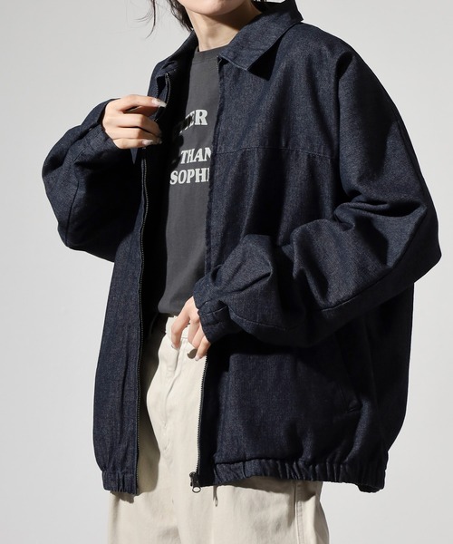 Dolman sleeve full zip blouson / ドルマンスリーブ フルジップ
