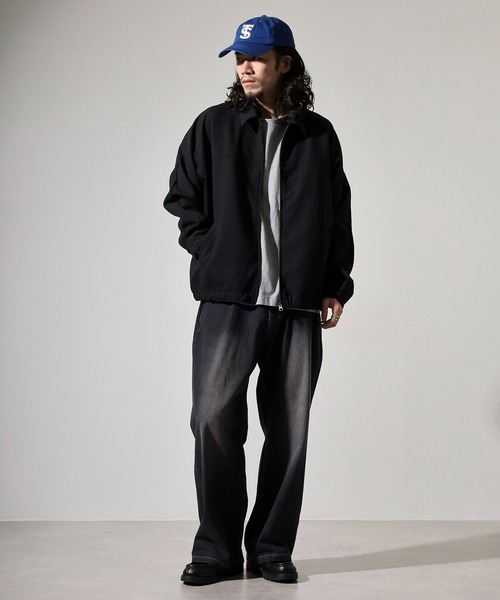 セール】Dolman sleeve full zip blouson / ドルマンスリーブ