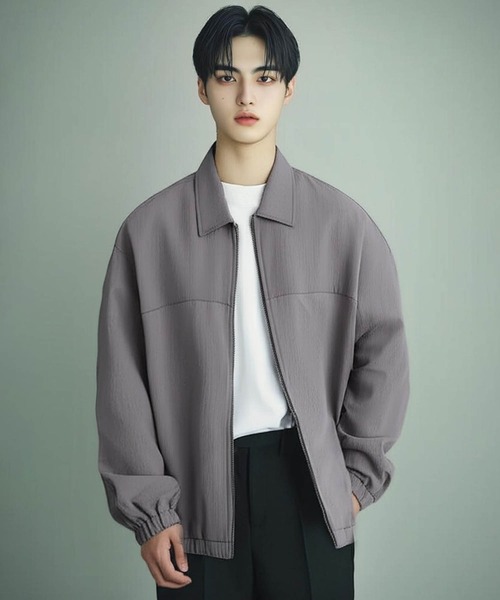 SUGGESTION（サジェッション）の「Dolman sleeve full zip blouson