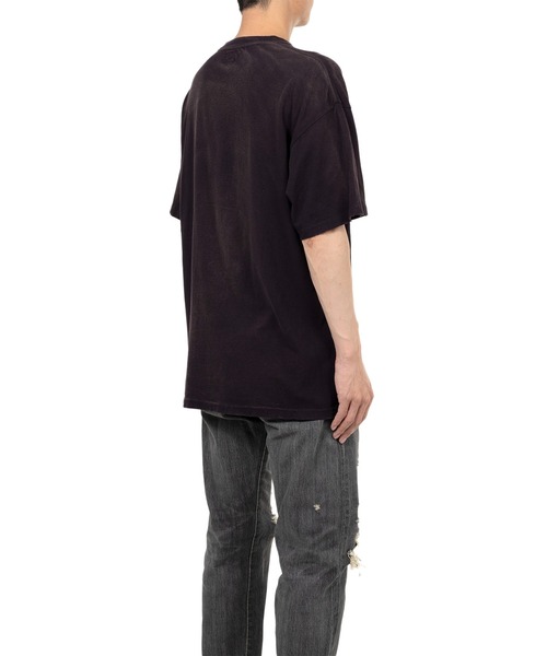 KAMIYA（カミヤ）の「“KMY-WOLF” Distressed T-shirt（Tシャツ/カットソー・メンズ・ブラウン/ブラック・S/M/L）」の12枚目の写真