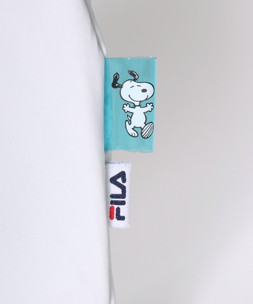 PEANUTS（ピーナッツ）の「FILA×PEANUTS（フィラ ピーナッツ）コラボ SNOOPYスヌーピーくしゅくしゅハンドルショルダーバッグ（ショルダーバッグ・レディース・ホワイト/ブラック/シルバー・FREE）」の9枚目の写真