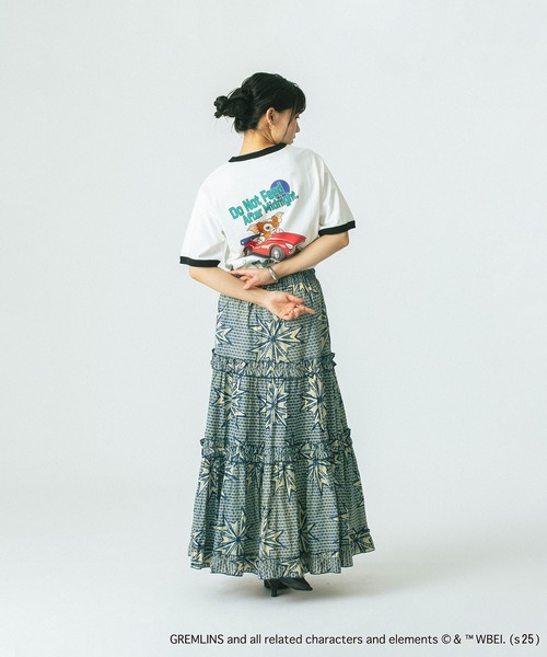ROSE BUD（ローズバッド）の「【WEB・一部店舗限定/ROSE BUD LIMITED】GREMLINS RINGER S/S TEE（Tシャツ/カットソー・レディース・レッド/ブラック・ONE SIZE）」の8枚目の写真