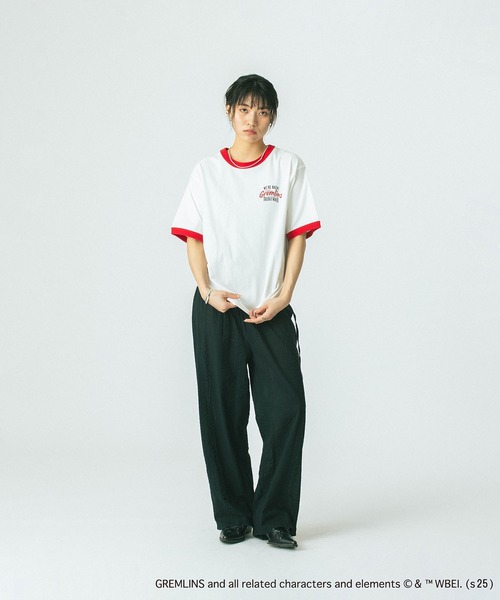 ROSE BUD（ローズバッド）の「【WEB・一部店舗限定/ROSE BUD LIMITED】GREMLINS RINGER S/S TEE（Tシャツ/カットソー・レディース・レッド/ブラック・ONE SIZE）」の12枚目の写真