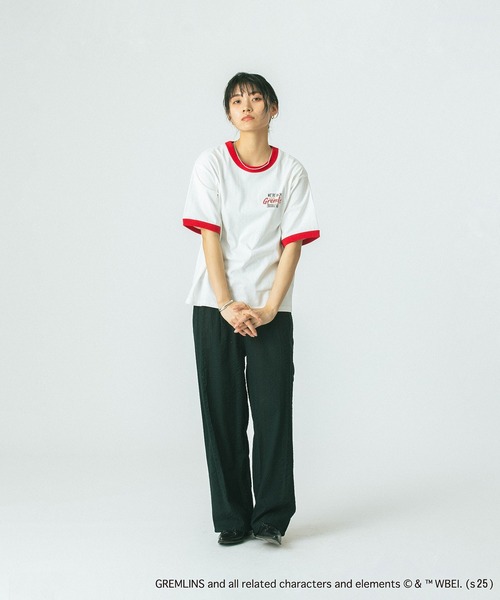 ROSE BUD（ローズバッド）の「【WEB・一部店舗限定/ROSE BUD LIMITED】GREMLINS RINGER S/S TEE（Tシャツ/カットソー・レディース・レッド/ブラック・ONE SIZE）」の13枚目の写真