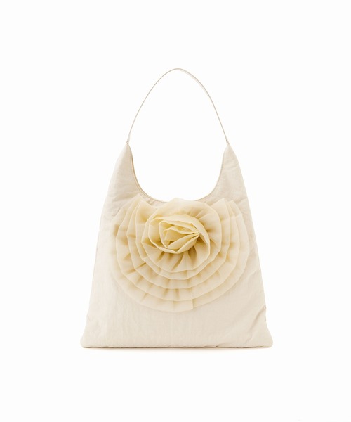 Casselini(キャセリーニ)の「Casselini(キャセリーニ)ビッグフラワーバッグ(ショルダーバッグ・レディース・レッド/アイボリー/ブラック・FREE)」の10枚目の写真