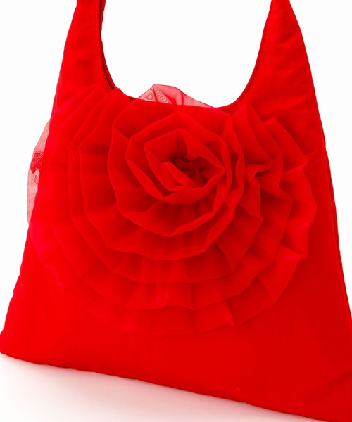 Casselini(キャセリーニ)の「Casselini(キャセリーニ)ビッグフラワーバッグ(ショルダーバッグ・レディース・レッド/アイボリー/ブラック・FREE)」の14枚目の写真