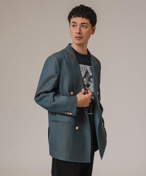 【最終値下げ】COUTURE D'ADAM グリーン テーラードジャケット セール】COUTURE D'ADAM(クチュール ド アダム) Double JK