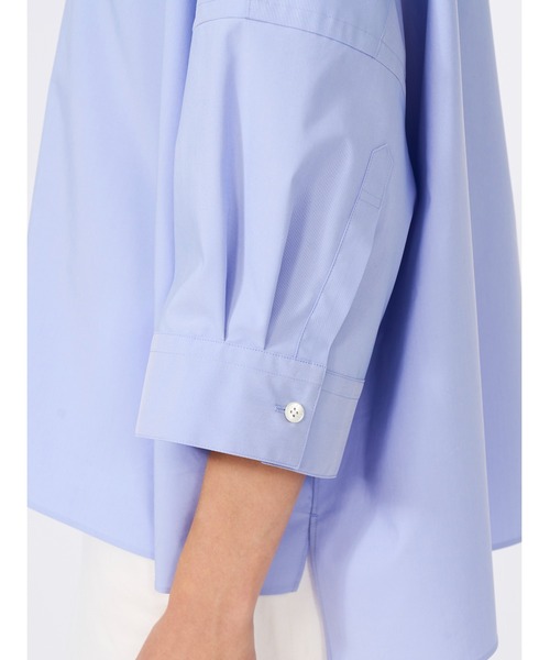 Mackintosh（マッキントッシュ）の「WHITELEY/SH（シャツ/ブラウス・レディース・ホワイト/サックスブルー・6）」の7枚目の写真