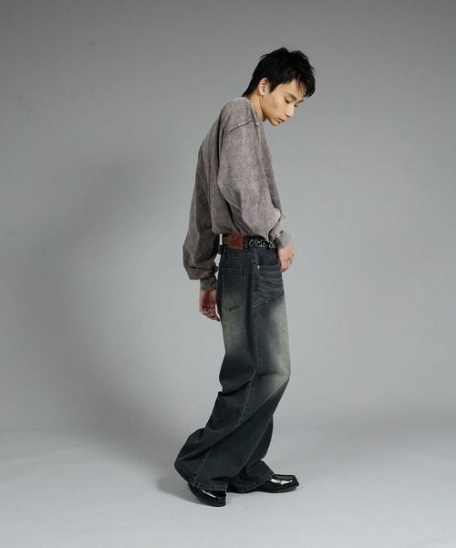 sedacle(セダクル)の「ボタンフライワイドカーブデニム(デニムパンツ・メンズ・インディゴブルー/ブルー/ブラック・SMALL/MEDIUM/LARGE)」の14枚目の写真
