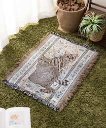 imperf フリンジ付きブランケット、ラグ L Tiger Hide Throw Blanket | imperf