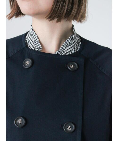 Lugnoncure(ルノンキュール)の「【撥水/防花粉】ノーカラーショートコート(その他アウター・レディース・オフホワイト/ネイビー/ベージュ・F)」の18枚目の写真